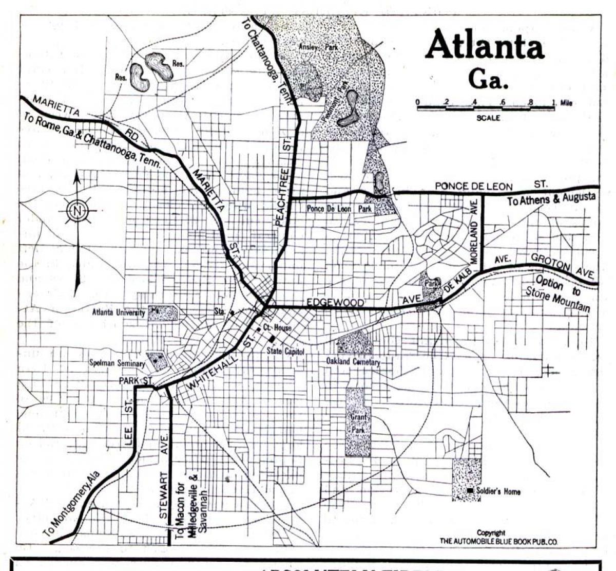 peta dari Atlanta Georgia
