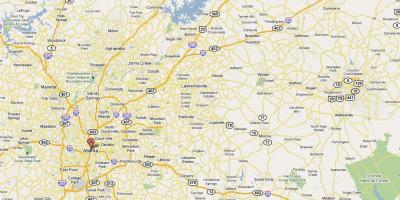 Peta dari Atlanta ga